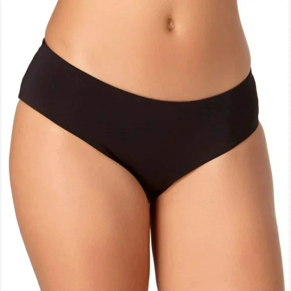 NWT $49 Anne Cole Women's Black Studio Cheeky Back Bikini Bottoms Studio Anne - Picture 1 of 9